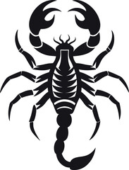 scorpion silhouette graphic vector illustration