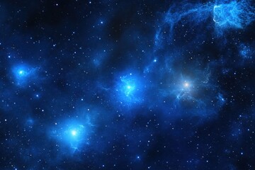 Celestial Nebula Deep Space Starry Night Cosmic Background