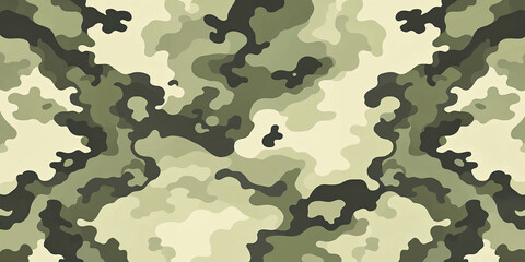 Fototapeta premium Illustration of camouflage seamless pattern, military pattern