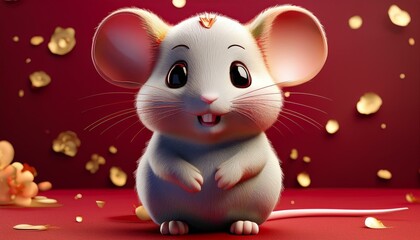 Niedliche s&uuml;&szlig;e Maus