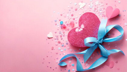 Fototapeta premium Generated image, A bouquet of carnations on a pink background. Mother's day image. Expressing gratitude.