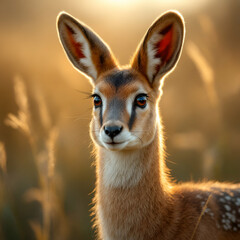 Golden Hour Dik Dik Portrait Wildlife Photography