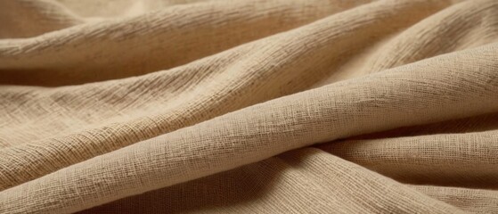 A fabric-inspired textured background with soft linen folds, gentle creases, and warm neutral tones, creating a cozy and inviting atmosphere