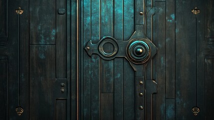  ancient digital door background for software password