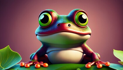 Niedlicher Frosch
