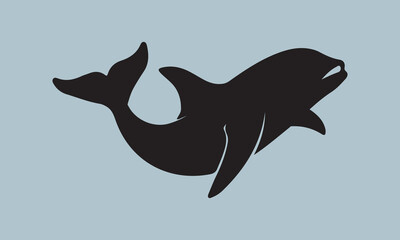 fish silhouette vector illustration fish, illustration, vector, in silhouette, underwater, undersea, seafood, animal, sea, cut out, horizontal, icon set, outline, usa, cartoon, fishing, crab, nature, 