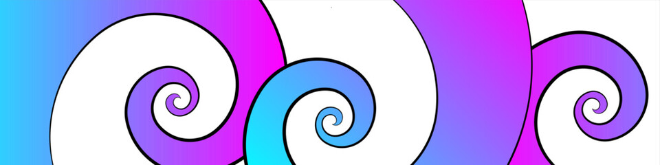 Abstract blue sea wave background. Cartoon swirling waves. Twisted lines vector illustration.