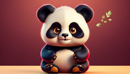 Fototapeta premium Niedlicher Pandabär