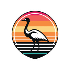 Fototapeta premium illustration of a bird