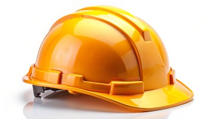 Fototapeta premium Yellow Hard Hat Safety Helmet