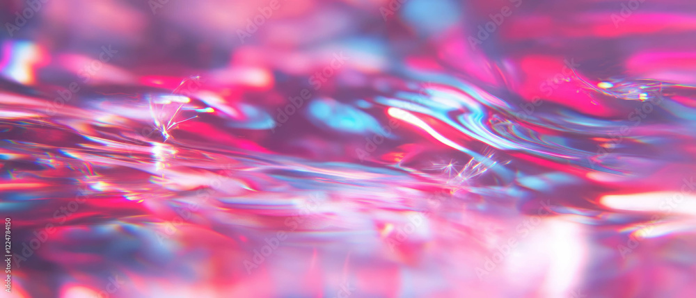 Poster Vibrant data streams and spark nodes create an abstract background with a central focus