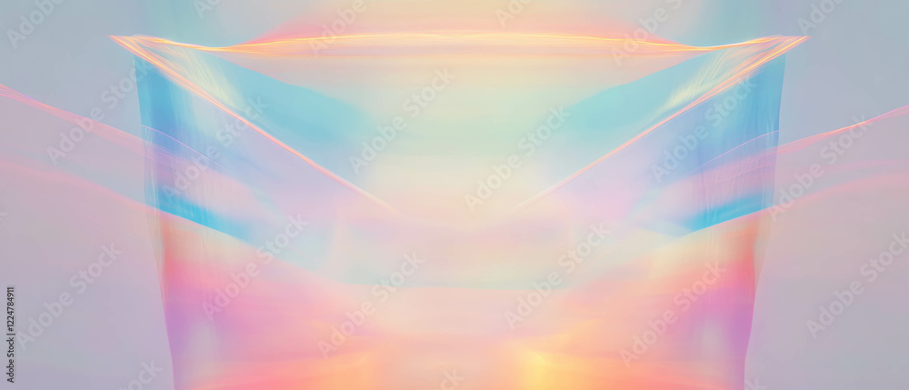 Poster colorful gradient background with smooth design for modern digital artwork
