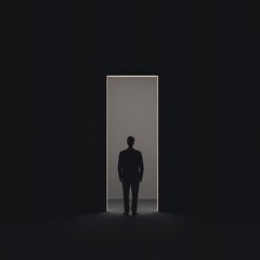 Obraz premium Embracing the Void: A Journey Towards Awareness