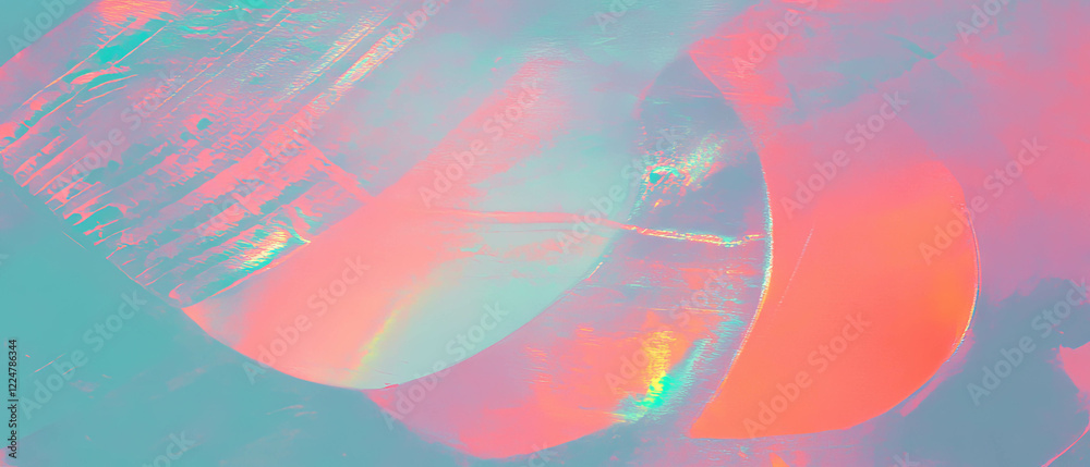 Poster Layered music elements create an abstract backdrop with vibrant colors and textured details