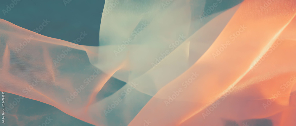 Poster Abstract music layers with transparent textures creating a dynamic visual experience
