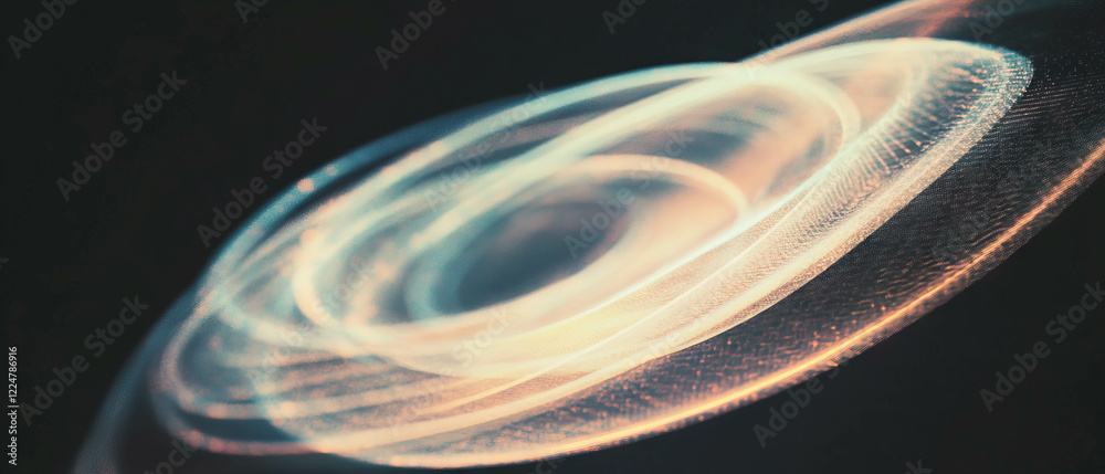 Poster elegant abstract dust texture with symbolic light against a black background