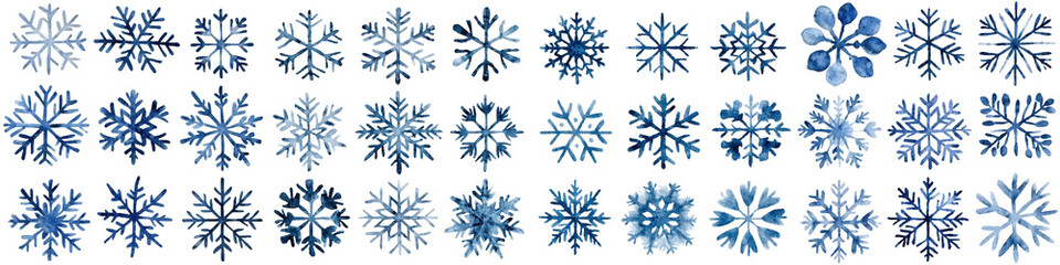 Elegant Snowflake Designs in Various Shapes and Patterns for Winter Season Decor