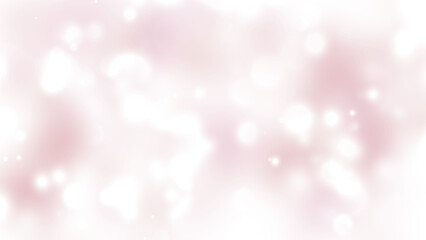 Soft pink bokeh lights on a gentle white background, creating a dreamy and elegant ambiance