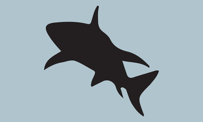 fish silhouette vector illustration fish, illustration, vector, in silhouette, underwater, undersea, seafood, animal, sea, cut out, horizontal, icon set, outline, usa, cartoon, fishing, crab, nature, 