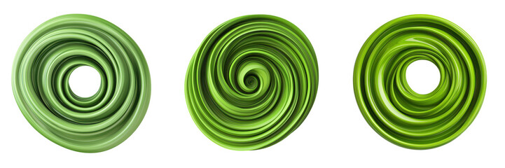 Mesmerizing and captivating green spiral swirl abstract background with dynamic movement and fluid organic shapes perfect for creative design projects digital art and visual experiences