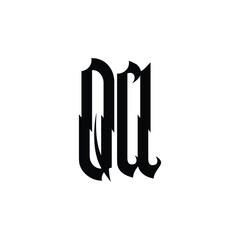 QA monogram logo design letter text name symbol monochrome logotype alphabet character simple logo