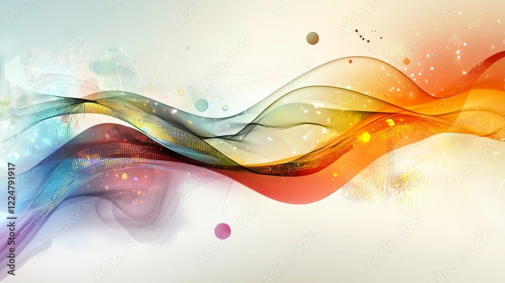 Wall mural digital connectivity abstract resources embracing data and technology in cyberspace
