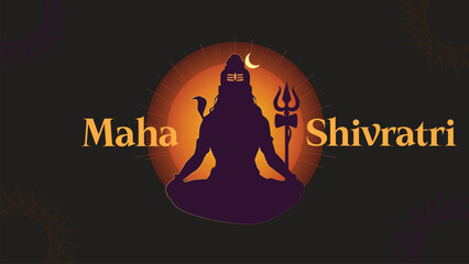 Maha Shivratri Celebration with Meditating Lord Shiva
