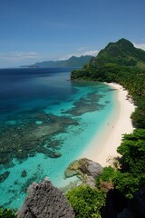 Fototapeta premium tropical beach in thailand