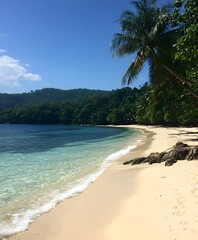 tropical beach in thailand