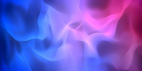 Obraz premium Abstract Background Flows Smoothly with Blue and Pink Gradient Colors, Creating a Dreamy Atmosphere.