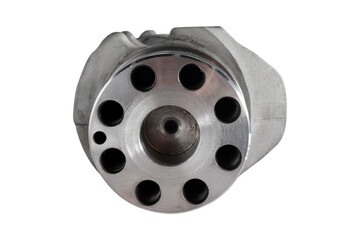 Engine Crankshaft on a white background