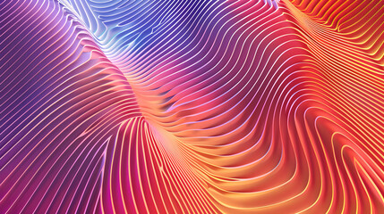 Abstract waves in vibrant colors creating a dynamic and fluid visual experience.