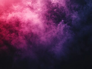 Obraz premium Abstract smoke texture with pink and purple color gradient on dark background