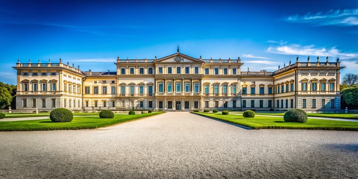 Minimalist Italian Villa: Royal Villa Monza Gardens, Lombardy, Italy