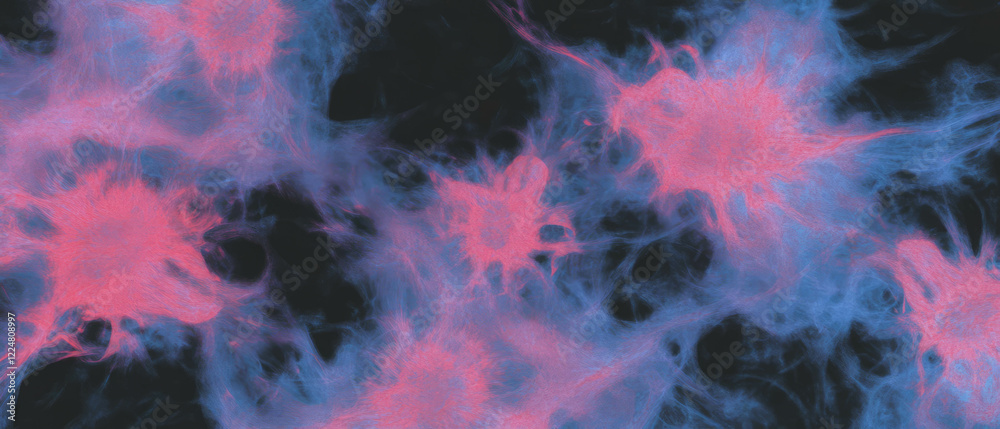 Aufkleber Fractal texture with zoom effect showcasing infinite detail and repeating patterns