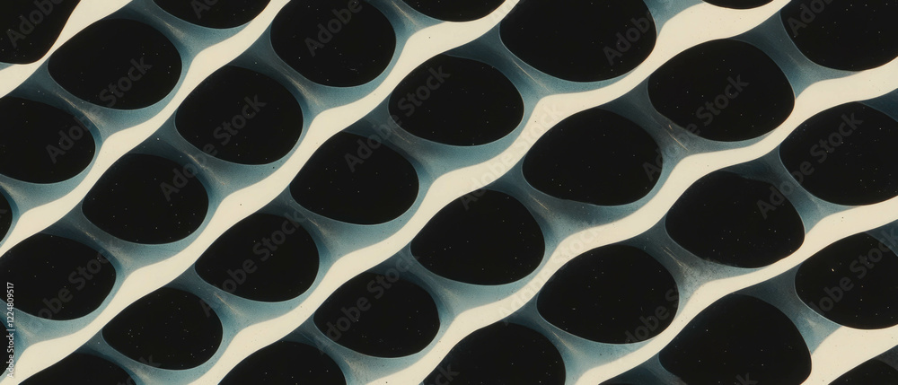 Aufkleber geometric film patterns create structured textures against a black background