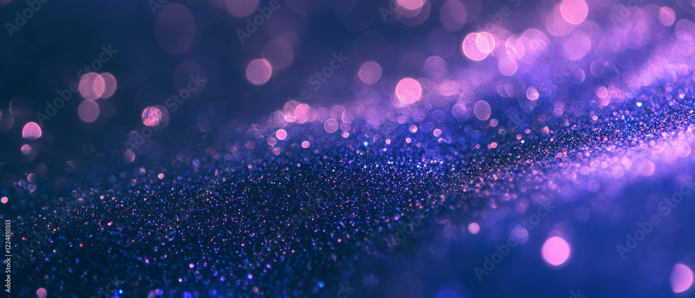 Poster Glitter texture with gradient effect and smooth transitions against a black background