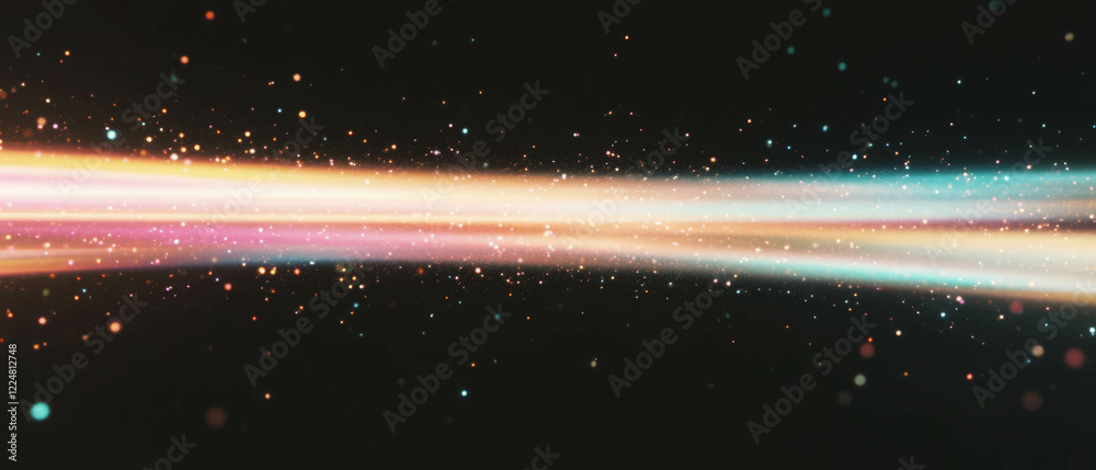 Poster Gradient dust density overlay texture creating a smooth transition against black background
