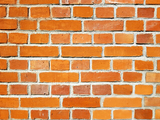 Red brick wall texture background.