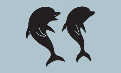 fish silhouette vector illustration fish, illustration, vector, in silhouette, underwater, undersea, seafood, animal, sea, cut out, horizontal, icon set, outline, usa, cartoon, fishing, crab, nature, 