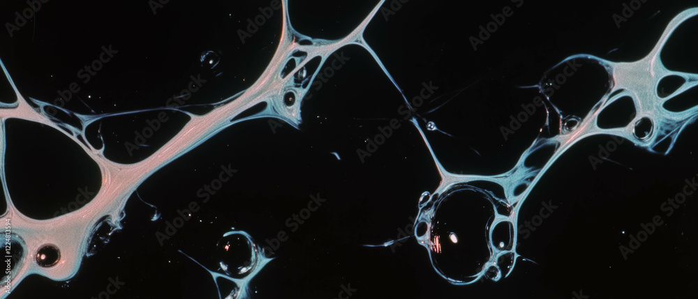 Aufkleber highly detailed film texture with unique overlay and intricate surface design on black background