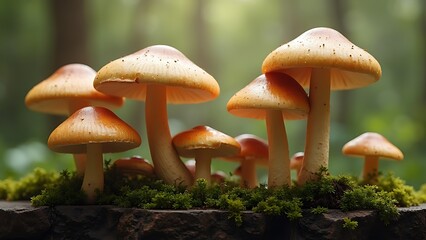 Fototapeta premium mushroom cultivation