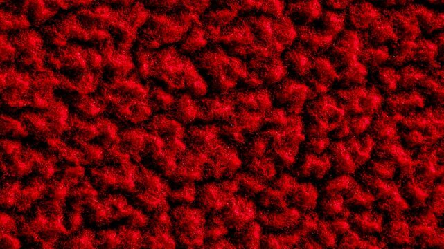 red cotton fabric with visible details. background or textura