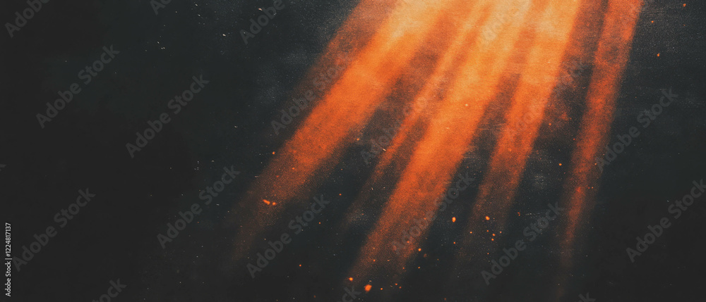 Poster light overlay texture creating a vibrant atmosphere against a dark background
