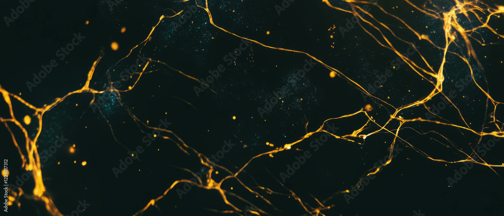 Poster warm light texture with golden hues against a dark backdrop creating a cozy atmosphere