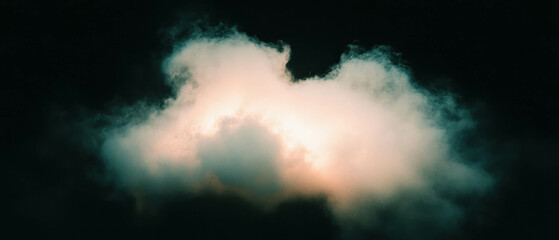 Dynamic lightning frame overlay with dust particles and atmospheric details on black background