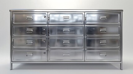 Fototapeta premium A drawer is a sliding storage compartment typically found in furniture like desks or cabinets. Used to organize items, drawers come in various sizes and designs, providing convenient access and keepin