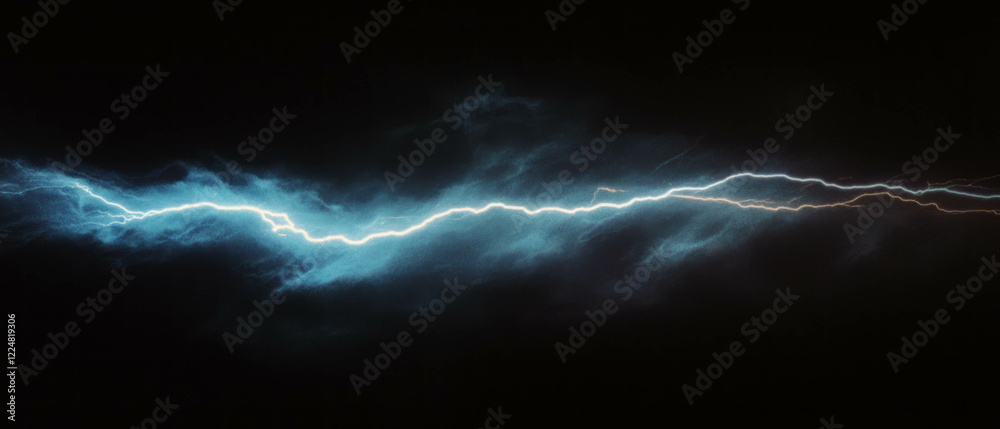 Aufkleber lightning frame overlay texture with transparent background for creative designs