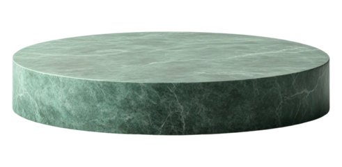 PNG Empty green podium platform product display minimalist.