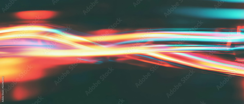 Aufkleber Overlay texture with blurred lines creating a soft and gentle look on a dark background